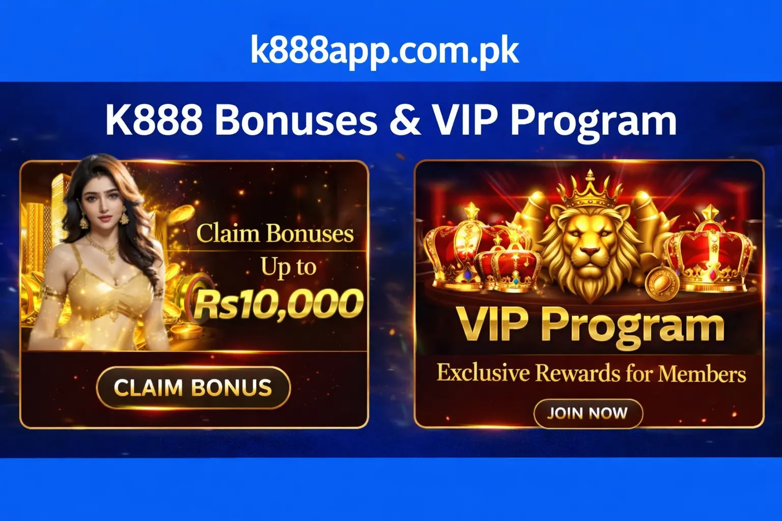 K888 Bonuses and VIP Program
